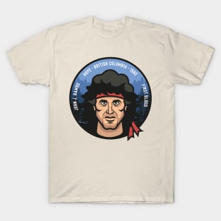 First blood badge - John J. Rambo T-Shirt